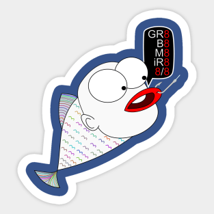 GR8 B8 M8 iR8 8/8 Sticker